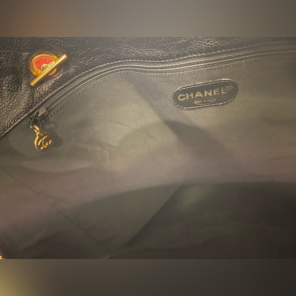 🔥FLASH SALE🔥Vintage Authentic CHANEL Timeless Caviar XL Tote Bag - Picture 5 of 8
